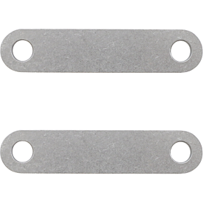 Klock Werks Hugger Front Fender Mounting Blocks - For 21" Wheels - Satin KW05-02-0102-R