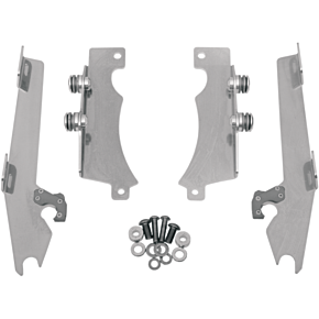 Memphis Shades Batwing Trigger Lock Mounting Kit - Vstar - Polished MEK1909