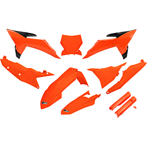 Body Kit - Fluorescent Orange/Black - KTM - SX '25-'26 KTKIT532F@FFLU