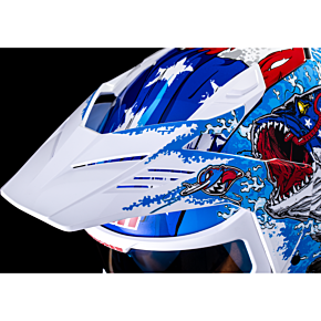 Elsinore™ Helmet - American Basstard - Blue - Large 0104-3281