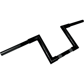 Handlebar - Narrow Z - 1-1/4" - 12" - Black LA-7307-12B