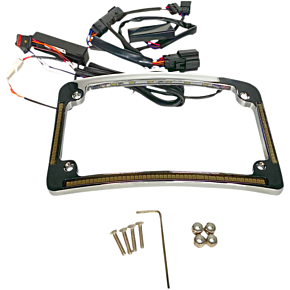 Custom Dynamics All in One License Plate Frame - Chrome TF05-BCM-C