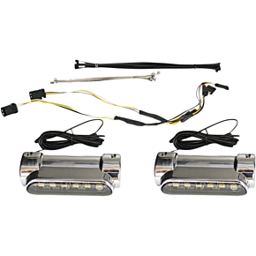 Custom Dynamics Engine Guard Light - FLH - Chrome CD-CB-AW-BCM-C