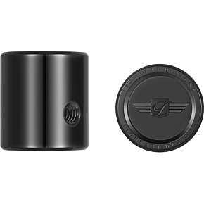 Figurati Designs Heel-Toe Shifter Cover - Logo - Black FD01-HTSC-BLK