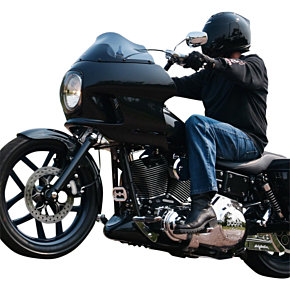 Klock Werks Thickster Fender Kit - Steel - Black - FL KW050101102014