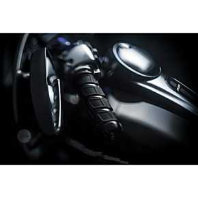 Kuryakyn Gloss Black Kinetic™ Grips - 6353