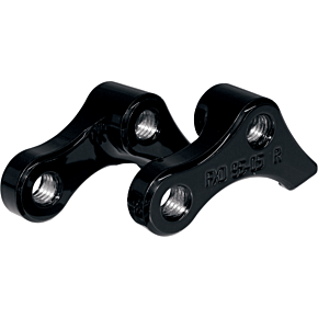 La Choppers Rear Lowering Kit - Black Powder Coated - Lowers 1" - '99-'05 Dyna LA-7590-01B