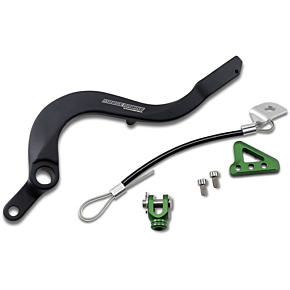 Moose Racing Brake Pedal - Green - Kawasaki