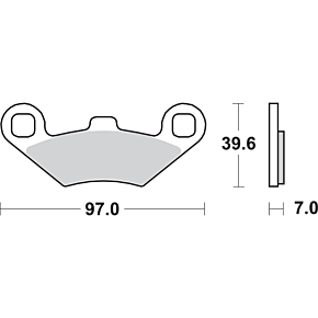 Sbs Off-Road Sintered Brake Pads - Polaris - 716SI 716SI