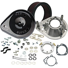 Ss Cycle Teardrop Air Cleaner - Gloss Black - XL 170-0182A