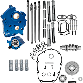 Cam Chest Kit - 496 Gear Drive Cam - Oil Cooled - Chrome Pushtubes - M8 310-1382