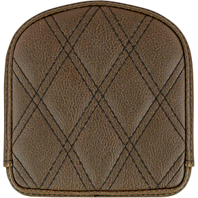 Lattice Stitched Sissy Bar Pad - Brown