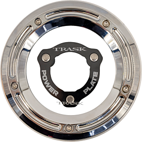 Derby Cover with Power Plate - Chrome/Black - Kit - '17-'25 Harley-Davidson TM-0051-CH-BK