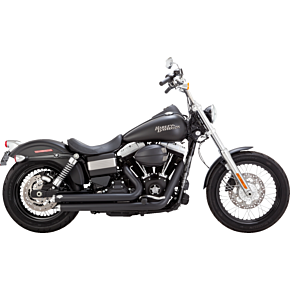 Big Shots Staggered Exhaust System - Matte Black 47958