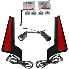 Fascia LED Light Panels - Black/Red CD-FASCIA-BCMRB
