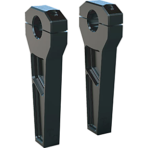 Risers - 1" Clamping - 6" Rise - Black TD-R11-06B