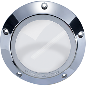 Derby Cover - Chrome/Clear - '99-'06 Big Twin 343-30-43006
