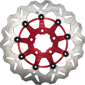 Brake Rotor - Front - Red DF680CW-R