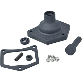 Solenoid End Cover - Starter Button - Black Wrinkle 2110-0995