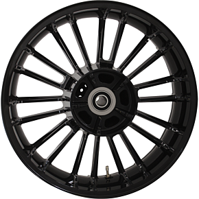 Coastal Moto Rear Wheel - Atlantic 3D - Single Disc/No ABS - Black - 18" x 5.50" - '09+ FL 3D-ATL185SB