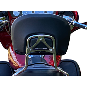 Custom Dynamics LED Backrest Light - Run/Brake - Chrome CD-BR-HD-C