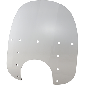 Fats Windshield - 17" - 9" Headlight Cutout - Solar - Plastic MEP3629