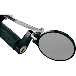 Folding Bar-End Mirror - 3-1/4" - Black 09-303B
