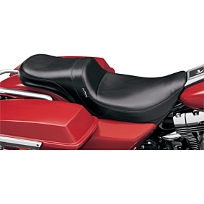 Daytona 2-Up Seat - Without Backrest - Smooth - Black - FLHR '02-'07 LH-567RK