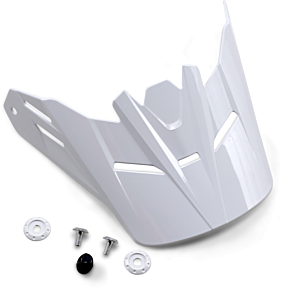 Youth Rise Visor Kit - Solid - Gloss White 0132-1342