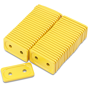 Support Plates - Yellow - Double - 48 Pack ADG-3800-48