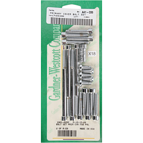 Gardnerwestcott Primary Cover Bolt Set - Polished P-10-15-08