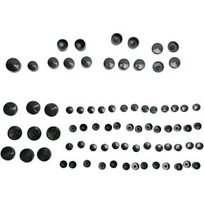 Bolt Covers - Black 2401-0713