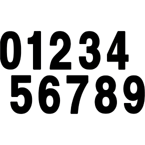 Pro Number 8 - Black - 7" 02-4348