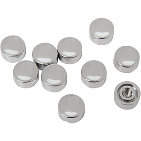 Button Cap - Horn/Start - Short - Chrome DS-272154
