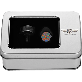 Seat Mounting Knob - Black - Sugar Skull FD30-SEAT-SCREW-BLK
