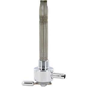 Round Fuel Valve - Chrome - 3/8" NPT 6211-CR