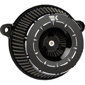 Khrome Werks Instigator Air Cleaner - Tracer - Black - M8 250110