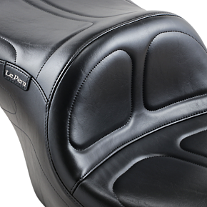Le Pera Maverick Seat - Without Backrest - Stitched - Black - FLH/FLT '02-'07 LH-957