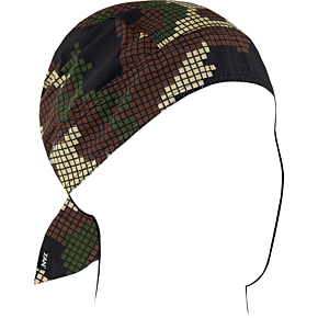 Flydanna® Cotton Headwrap - Digi Woodland Camo Z621