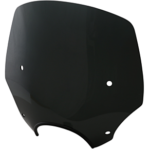 El Paso Windshield - 15" - 7" Headlight Cutout - Dark Black Smoke MEP5245