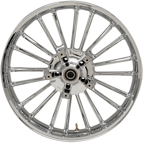 Coastal Moto Front Wheel - Atlantic - Dual Disc/No ABS - Chrome - 21"x3.50" - '00-'07 FL 3D-ATL213CH07