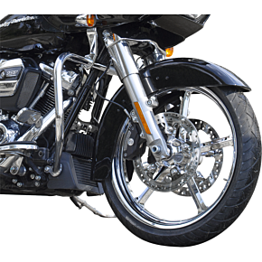 Coastal Moto Front Wheel - Rockstar - Dual Disc/No ABS - Chrome - 21"x3.25" - FL 1502-ROC-213-CH