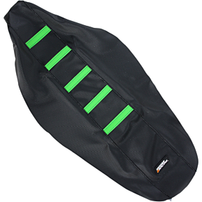 Moose Racing Ribbed Seat Cover - Green - Kawasaki