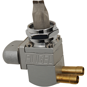Pingel The Guzzler® Fuel Valve - Anodized - 22mm - Dual 90 - 5/16"