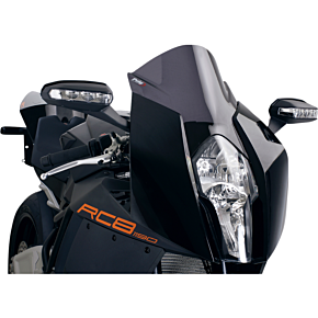 Puig Hi-Tech Parts Race Windscreen - Dark Smoke - RC8