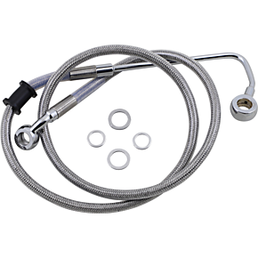Brake Line - +6" - Stainless Steel - '15-'17 Softail 1741-5779