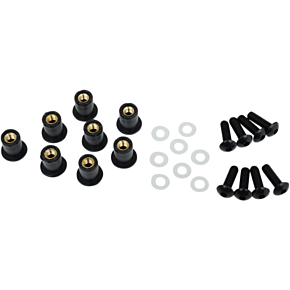 PUIG Windscreen Screw Kit - Black