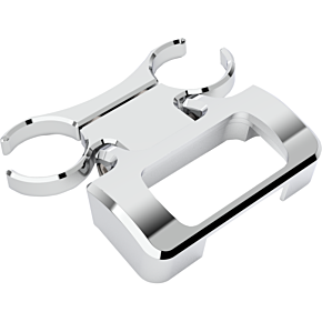 T-Bar Gauge Mount - Chrome - 1.50" Diameter - M8 Softail LA-7398-20C