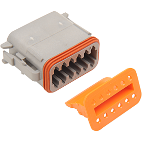 12-wire Grey Deutsch Plug & Wdglck Hd# 72139-94gy