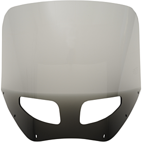 Roadwarrior Cafe Shield - Vented - Black Smoke -13" MEP87512